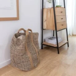 Sac à Buches Gris Marlon -Chaise Écolier Métal Magasin abhi17 sac ambiance 1 1