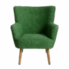 Fauteuil En Coton Vert Castille