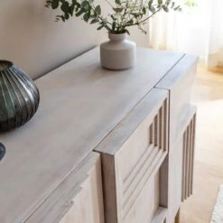 Petit Buffet En Bois De Manguier Tristan -Chaise Écolier Métal Magasin cac11 buffet zoom 3