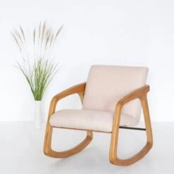 Rocking Chair En Bois De Mindy Suzie