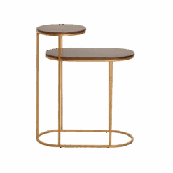 Bout De Canapé En Métal Et Bois De Manguier Léon -Chaise Écolier Métal Magasin ch15 boutcanape det cote