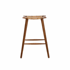 Tabouret De Bar En Manguier Suzanna -Chaise Écolier Métal Magasin ch23 tabouret det face