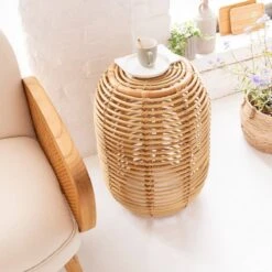 Bout De Canapé En Rotin Teïva