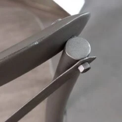 Chaise En Bois De Manguier Grise Wood (lot De 2) -Chaise Écolier Métal Magasin if528g chaise ambiance zoom 5