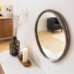 Miroir En Aluminium Petit Modèle Beryl