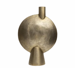 Grand Vase Doré Hortensia