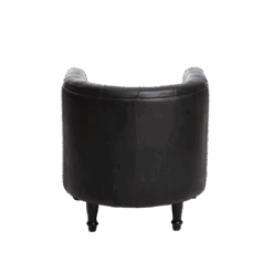 Fauteuil Chesterfield En Cuir Noir Esteban 18 Fauteuil Chesterfield En Cuir Noir Esteban -Chaise Écolier Métal Magasin ku37 fauteuil det dos