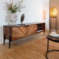 Lampe Sur Pied En Métal Noir Et Doré Louna -Chaise Écolier Métal Magasin lus1195 lampadaire ambiance 5