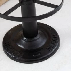 Tabouret De Bar En Cuir Noir Porto 14 Tabouret De Bar En Cuir Noir Porto -Chaise Écolier Métal Magasin me47 no tabouret zoom 4