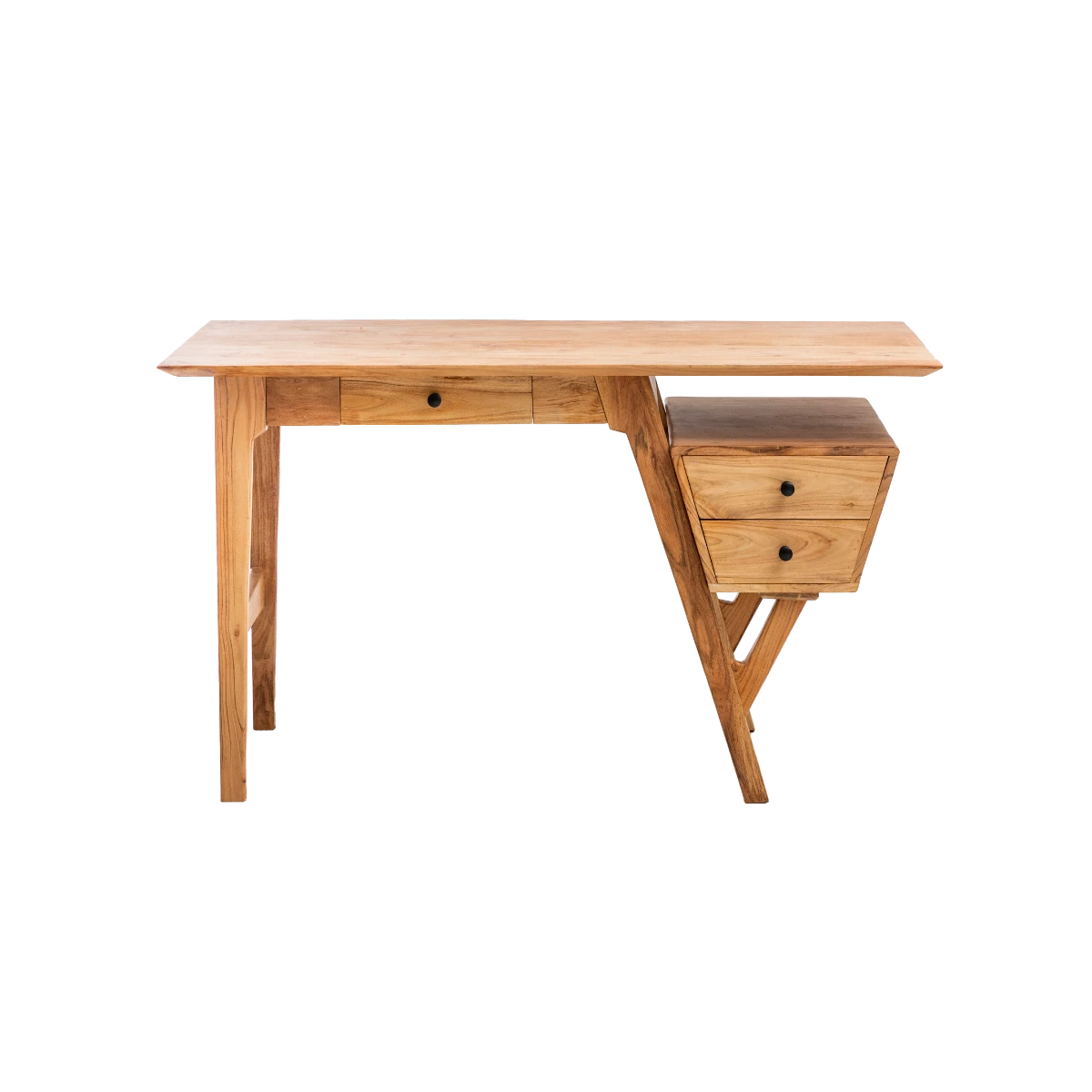 Bureau En Bois D'acacia Eliott 10 Bureau En Bois D'acacia Eliott – Image 8