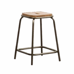 Tabouret écolier Métal Et Bois Petit Modèle Marcus