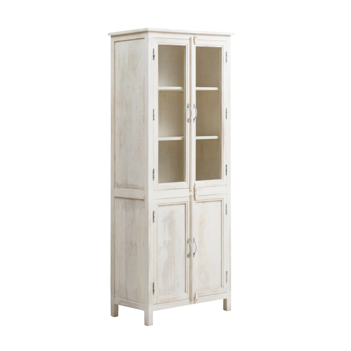 Vaisselier En Bois De Manguier Blanchi Cuzco 6 Vaisselier En Bois De Manguier Blanchi Cuzco – Image 4