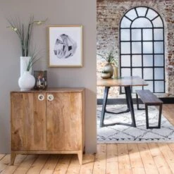 Banc En Bois De Manguier Charlotte -Chaise Écolier Métal Magasin product b b 135 banc ambiance 2