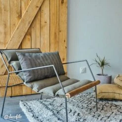 Fauteuil Assise Suspendue Kaki Rosalie 16 Fauteuil Assise Suspendue Kaki Rosalie -Chaise Écolier Métal Magasin product b b 557 fauteuil ambiance client