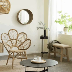 Table Basse En Bois De Chêne Osaka -Chaise Écolier Métal Magasin product d n dn46 table basse ambiance 2