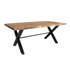 Table à Manger En Bois D'acacia Et Métal Tree