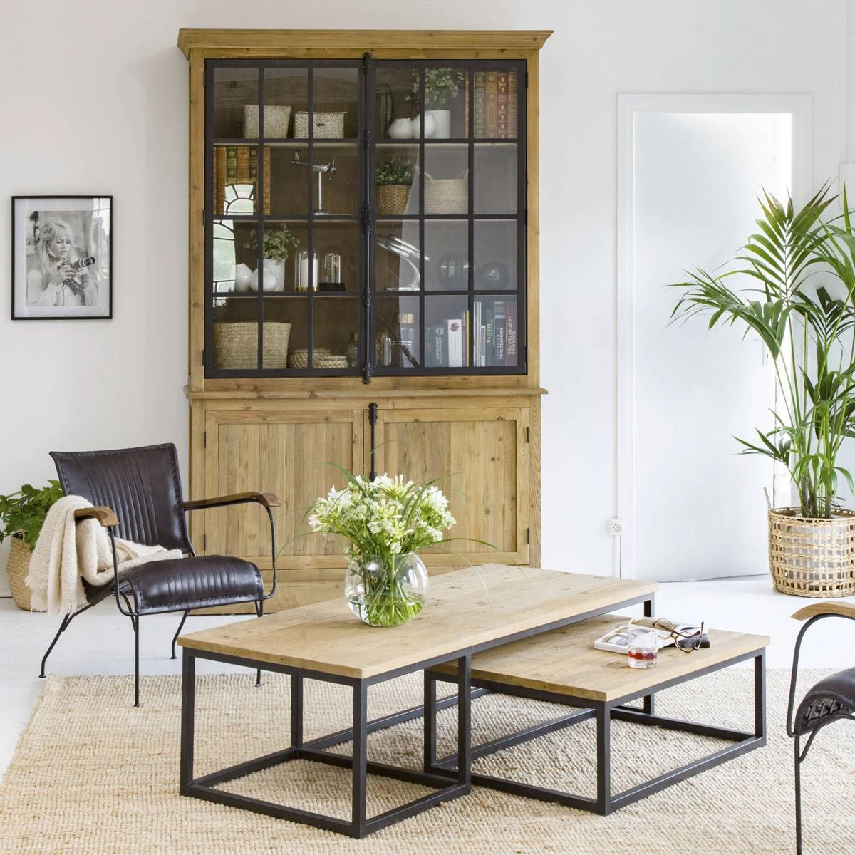 Vaisselier En Bois Recyclé Garance 4 Vaisselier En Bois Recyclé Garance – Image 2