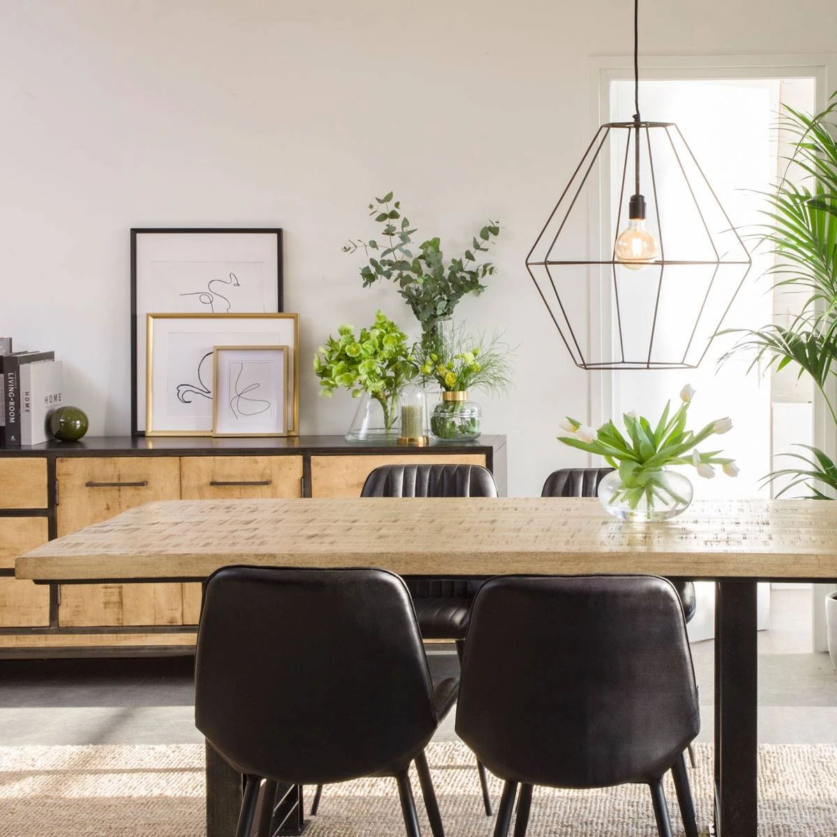 Suspension Graphique En Métal Noir Jim 9 Suspension Graphique En Métal Noir Jim – Image 7