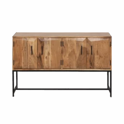 Buffet En Bois D'acacia Et Métal Ava
