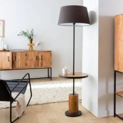 Lampadaire En Bois De Manguier Et Métal Lois -Chaise Écolier Métal Magasin product l u lus1177 lampe ambiance 2