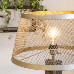 Lampe Trépied En Bois De Manguier Et Métal Marcello -Chaise Écolier Métal Magasin product l u lus1188 lampe ambiance 3