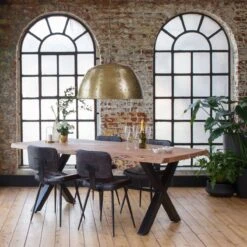 Suspension Métal Aspect Laiton Cléo -Chaise Écolier Métal Magasin product l u lus507 luminaire ambiance