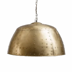 Suspension Métal Aspect Laiton Cléo