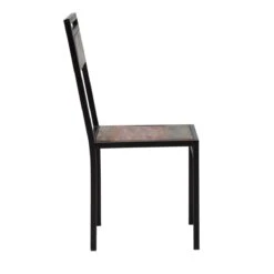 Chaise En Bois Coloré Ethnik (lot De 2) -Chaise Écolier Métal Magasin product m o moxch chaise cote 1