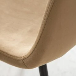 Chaise Scandinave En Velours Marron Café Copenhague (lot De 2) -Chaise Écolier Métal Magasin product p x px 02marron lot chaises ambiance 6