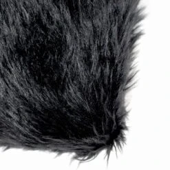 Jeté En Fausse Fourrure Noire -Chaise Écolier Métal Magasin product v d vdl 20 deco detail 2