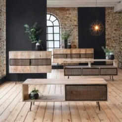 Buffet En Bois De Manguier Jasmin -Chaise Écolier Métal Magasin product v t vt23 buffet ambiance