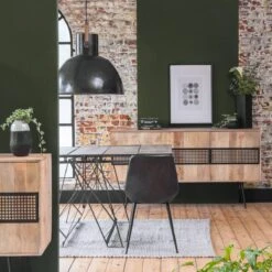 Buffet En Bois De Manguier Jasmin -Chaise Écolier Métal Magasin product v t vt23 buffet ambiance 3