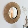 Miroir Rond En Métal Et Jute Adda -Chaise Écolier Métal Magasin th26 miroir ambiance biais