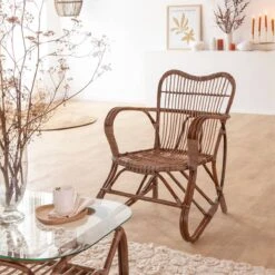 Fauteuil En Rotin Arrondi Cassie