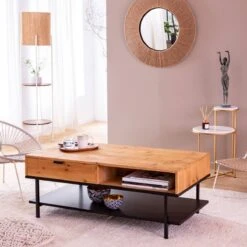 Table Basse En Bois De Sapin Enola